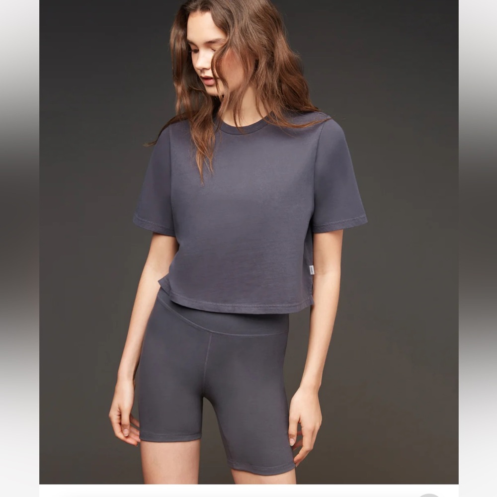 NWT Onia Everyday Bike Short in Gunmetal XS